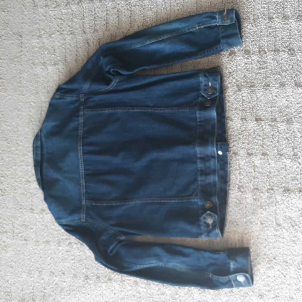 Denim Button Up Jacket - image 7